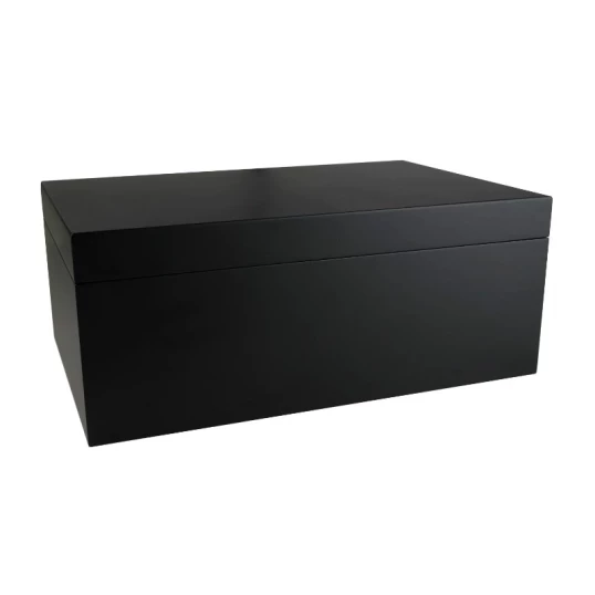 Adorini Torino Grande Deluxe humidor – fekete, nagy méretű szivardoboz, 125 szál szivar részére