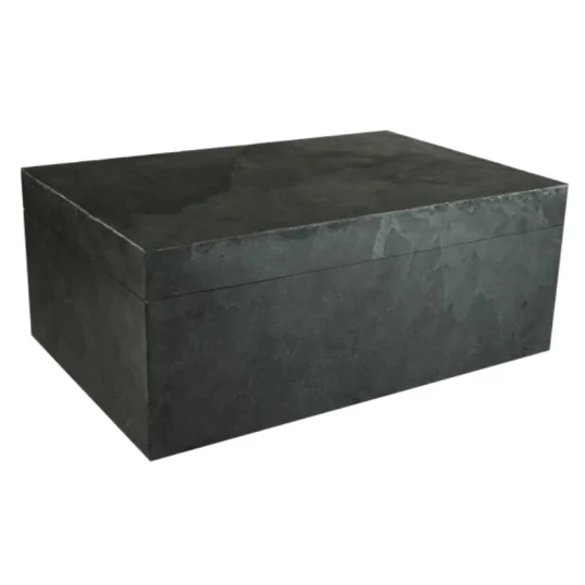Adorini Black Slate Grande Deluxe humidor – természetes pala borítással, 150 szál szivar részére