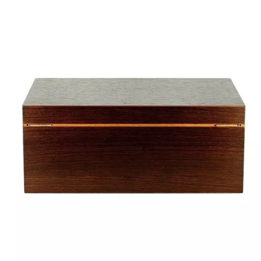 Adorini Matera Deluxe Humidor sötét barna színű diófa borítással és kivehető tálcával - 150 szál szivar részére
