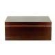 Adorini Matera Deluxe Humidor sötét barna színű diófa borítással és kivehető tálcával - 150 szál szivar részére