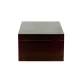 Adorini Matera Deluxe Humidor sötét barna színű diófa borítással és kivehető tálcával - 150 szál szivar részére