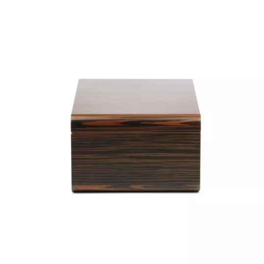 Adorini Novara L Deluxe humidor világos barna ébenfa mintás szivardoboz, kivehető tálcával - 150 szál szivar részére