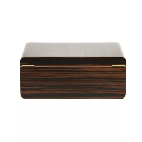 Adorini Novara L Deluxe humidor világos barna ébenfa mintás szivardoboz, kivehető tálcával - 150 szál szivar részére