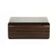 Adorini Novara L Deluxe humidor világos barna ébenfa mintás szivardoboz, kivehető tálcával - 150 szál szivar részére