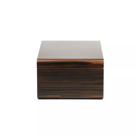 Adorini Novara L Deluxe humidor világos barna ébenfa mintás szivardoboz, kivehető tálcával - 150 szál szivar részére