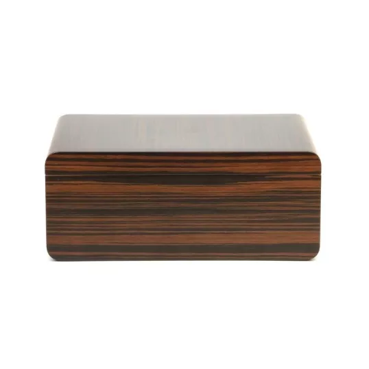 Adorini Novara L Deluxe humidor világos barna ébenfa mintás szivardoboz, kivehető tálcával - 150 szál szivar részére