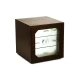 Adorini Chianti-M Deluxe humidor diófa / alumínium – fiókos szivarszekrény, üvegajtóval, 125 szál szivar részére - Humidor 80-150 szál szivarnak