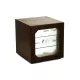 Adorini Chianti-M Deluxe humidor diófa / alumínium – fiókos szivarszekrény, üvegajtóval, 125 szál szivar részére