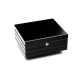 Adorini Firenze Deluxe spanyol cédrusfa humidor, fényes fekete lakozott szivardoboz 75 szál szivar számára - Humidor 40-80 szál szivarnak
