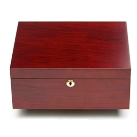 Adorini Triest Deluxe humidor – paliszander mintás lakkozott kivitel, 75 szál szivar részére