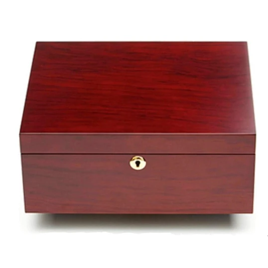 Adorini Triest Deluxe humidor – paliszander mintás lakkozott kivitel, 75 szál szivar részére - Humidor 40-80 szál szivarnak