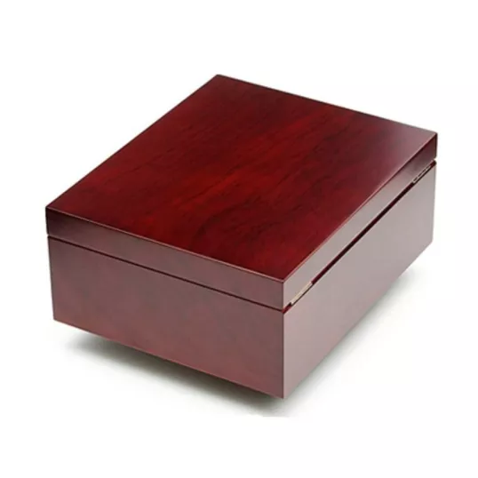 Adorini Triest Deluxe humidor – paliszander mintás lakkozott kivitel, 75 szál szivar részére