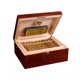 Adorini Triest Deluxe humidor – paliszander mintás lakkozott kivitel, 75 szál szivar részére