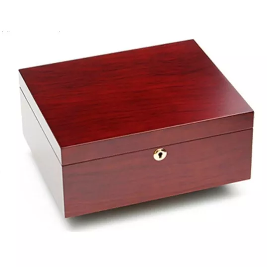 Adorini Triest Deluxe humidor – paliszander mintás lakkozott kivitel, 75 szál szivar részére