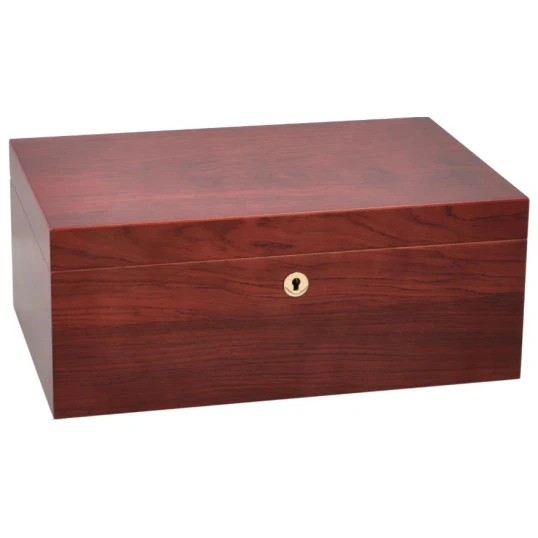 Adorini Triest Grande Deluxe humidor – paliszander mintás lakkozott kivitel, 150 szál szivar részére - Humidor 80-150 szál szivarnak