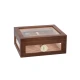 Adorini Treviso Walnut M Deluxe humidor – körben üveges kivitel, diófa borítással, 75 szál szivar részére - Humidor 40-80 szál szivarnak