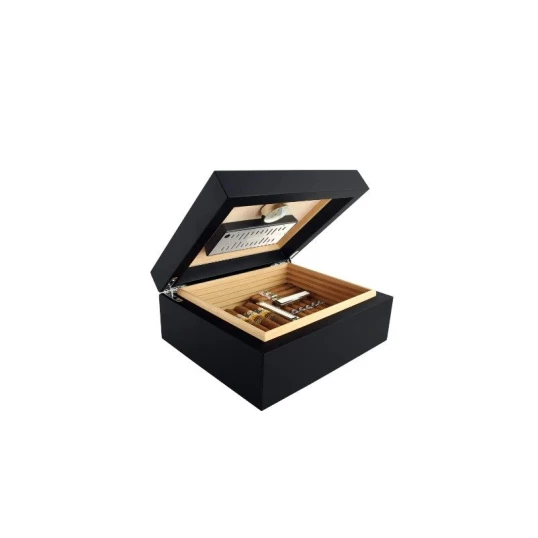 Adorini Torino Medium Deluxe Humidor spanyol cédrusfából 75 szál szivar részére - közepes méretű