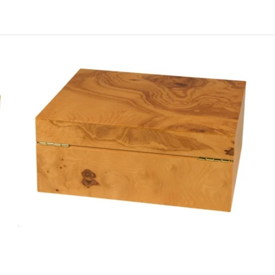 Adorini Salento olajfa Medium Deluxe humidor – 75 szálas, spanyol cédrus belsővel