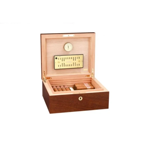 Adorini Siena mahagóni Medium Deluxe humidor – 75 szálas, spanyol cédrus belsővel