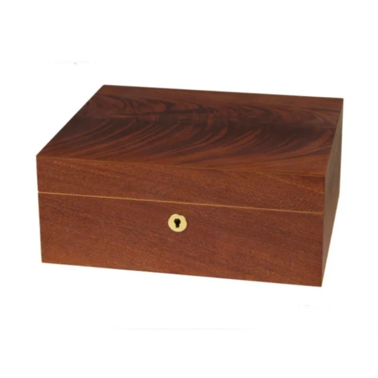 Adorini Siena mahagóni Medium Deluxe humidor – 75 szálas, spanyol cédrus belsővel
