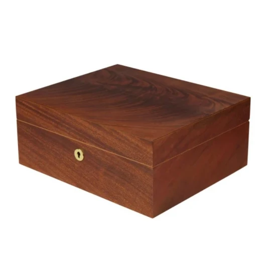 Adorini Siena mahagóni Medium Deluxe humidor – 75 szálas, spanyol cédrus belsővel