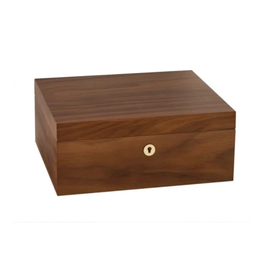 Adorini Ancona diófa Medium Deluxe humidor – 75 szálas, spanyol cédrus belsővel