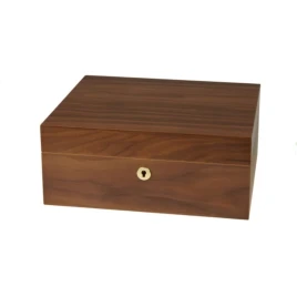 Adorini Ancona diófa Medium Deluxe humidor – 75 szálas, spanyol cédrus belsővel