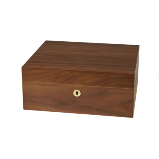 Adorini Ancona diófa Medium Deluxe humidor – 75 szálas, spanyol cédrus belsővel