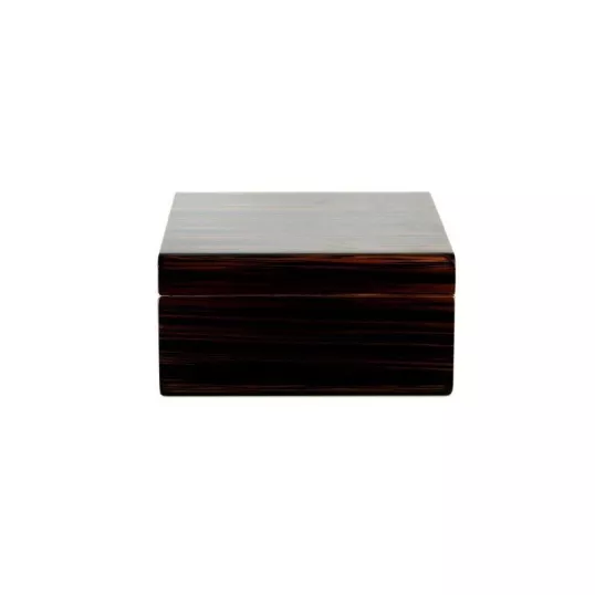 Adorini Novara Deluxe humidor barna ébenfa mintás szivardoboz - 75 szál Corona szivar részére