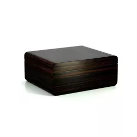 Adorini Novara Deluxe humidor barna ébenfa mintás szivardoboz - 75 szál Corona szivar részére
