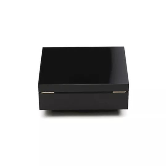 Adorini Torino Deluxe Humidor spanyol cédrusfából lakozott matt fekete 30 szál szivar részére