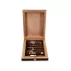 Adorini Vedado ébenfa mintás utazó humidor spanyol cédrusfából 8 szál szivar számára - Humidor 5-20 szál szivarnak