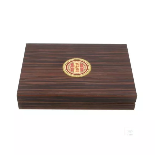 Adorini Vedado ébenfa mintás utazó humidor spanyol cédrusfából 8 szál szivar számára - Humidor 5-20 szál szivarnak