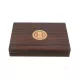 Adorini Vedado ébenfa mintás utazó humidor spanyol cédrusfából 8 szál szivar számára - Humidor 5-20 szál szivarnak