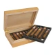 Adorini Cedro utazó humidor spanyol cédrusfából 13 szál szivar számára - Humidor 5-20 szál szivarnak