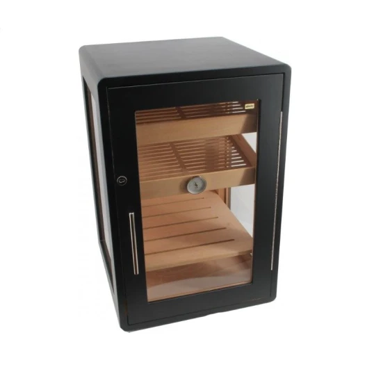 Adorini Bari Deluxe humidor – üvegajtós szivartároló szekrény, akár 600 szál Corona méretű szivar részére - Humidor - Üveges