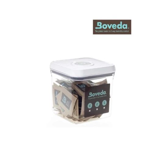 Boveda Humidipak kiállító doboz – légmentesen záródó tároló 2,4L - Boveda