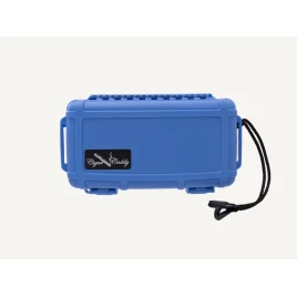 Cigar Caddy Blue kis méretű utazó humidor 5 szál szivar részére, kézre akasztható pánttal - kék
