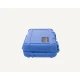 Cigar Caddy Blue kis méretű utazó humidor 5 szál szivar részére, kézre akasztható pánttal - kék - Humidor 5-20 szál szivarnak