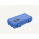 Cigar Caddy Blue kis méretű utazó humidor 5 szál szivar részére, kézre akasztható pánttal - kék - Humidor 5-20 szál szivarnak