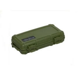 Cigar Caddy Blue kis méretű utazó humidor 5 szál szivar részére, kézre akasztható pánttal - zöld