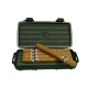 Cigar Caddy Black kis méretű utazó humidor 5 szál szivar részére, kézre akasztható pánttal - fekete