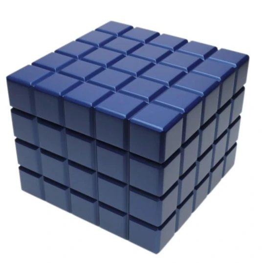 Colibri Heritage Cube humidor 40-50 szál szivar számára, kék színű, digitális hygrométerrel - Colibri Cube