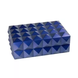 Colibri Quasar humidor 45-50 szál szivar számára, digitális hygrométerrel - kék színű Daniel Marshall Edition