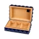 Colibri Quasar humidor 45-50 szál szivar számára, digitális hygrométerrel - kék színű Daniel Marshall Edition