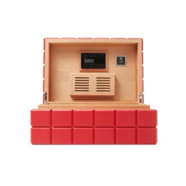 Colibri Heritage Red humidor, Spanyol cédrusfából, digitális higrométerrel - 100 szál szivar részére
