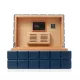 Colibri Heritage Blue humidor Spanyol cédrusfából, digitális higrométerrel - 100 szál szivar részére