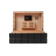Colibri Heritage humidor, Spanyol cédrusfából, digitális higrométerrel - 100 szál szivar részére - Colibri szivardoboz