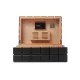 Colibri Heritage humidor, Spanyol cédrusfából, digitális higrométerrel - 100 szál szivar részére