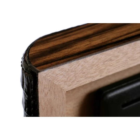 Gentili Limited Edition Ebano Makassar humidor – krokodilbőr borítással, 50–70 szivar részére – 82/100 - Humidor 40-80 szál szivarnak